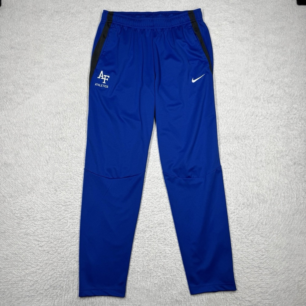 Nike Air Force Falcons Team Issued Track Pants Joggers Blue Men's Size Large